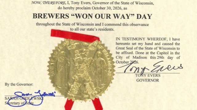 Gov. Evers declares Friday as  Brewers 'Won Our Way' Day  — Caledonia Community news