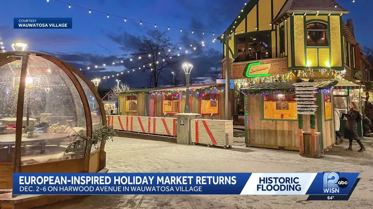 Wauwatosa Village Christmas Market returns in 2026 — WISN 12 Milwaukee, Caledonia Community news
