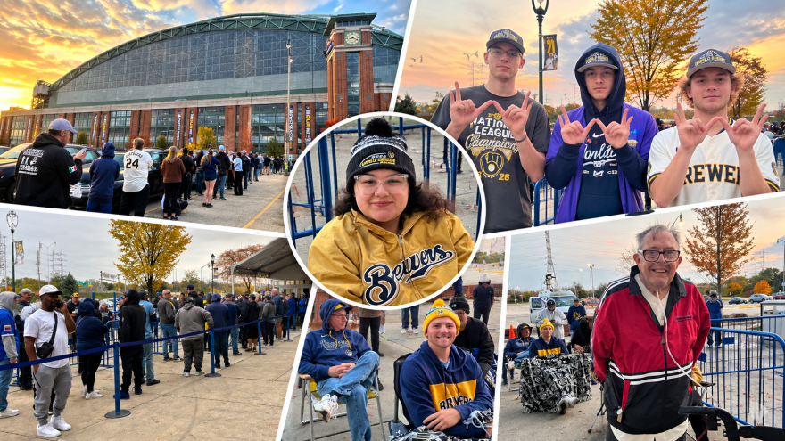 🧢'The early bird gets the merch': Brewers fans line up for World Series gear — Caledonia Community news
